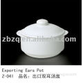 porcelain dinnerware pot